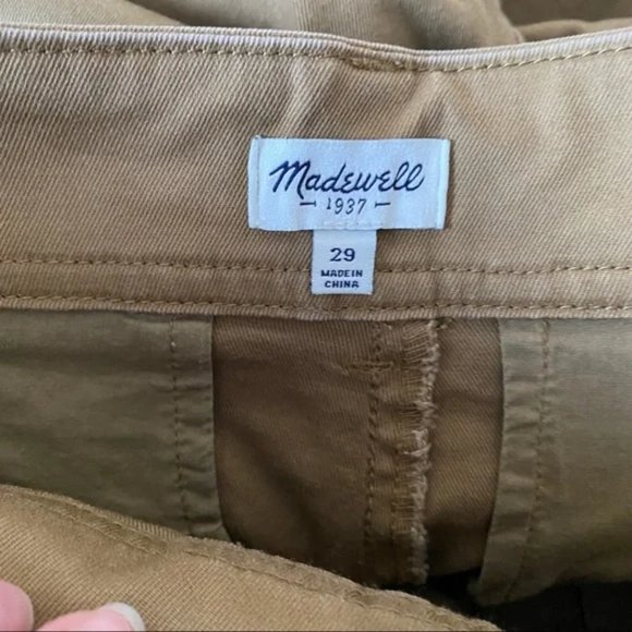 Wide Leg Tan Pants for Women - Picture 5 of 10